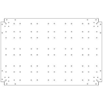 Placă de bază din oțel galvanizat - 80 x 120 cm
