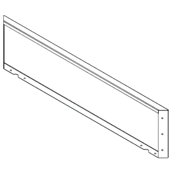 Jardinieră din oțel corten - Panou - 30 x 120 cm