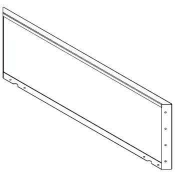 Jardinieră din oțel corten - Panou - 40 x 120 cm