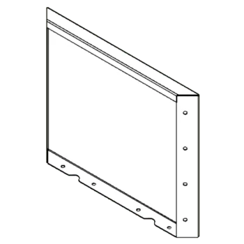 Jardinieră din oțel corten - Panou - 40 x 50 cm