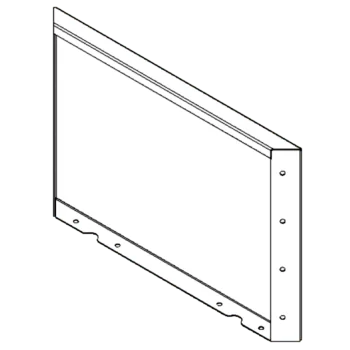 Jardinieră din oțel corten - Panou - 40 x 60 cm