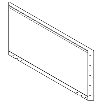Jardinieră din oțel corten - Panou - 50 x 100 cm