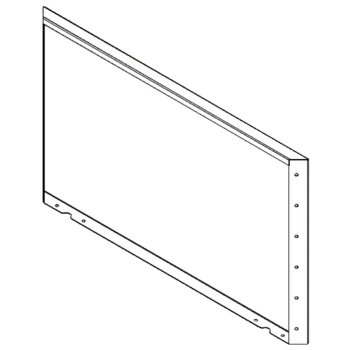 Jardinieră din oțel corten - Panou - 60 x 100 cm