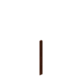 Jardinieră din oțel corten - Piesă de colț 30° - 50 cm