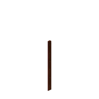 Jardinieră din oțel corten - Piesă de colț 30° - 60 cm