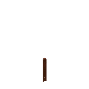 Jardinieră din oțel corten - Piesă de colț 45° - 30 cm