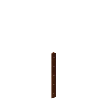 Jardinieră din oțel corten - Piesă de colț 45° - 50 cm