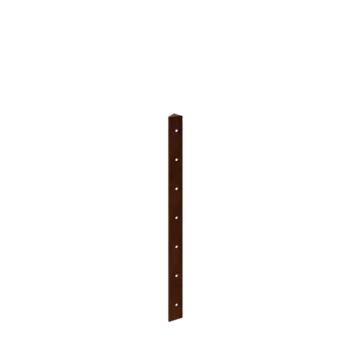 Jardinieră din oțel corten - Piesă de colț 45° - 70 cm