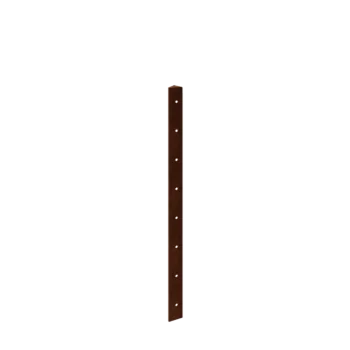 Jardinieră din oțel corten - Piesă de colț 45° - 80 cm
