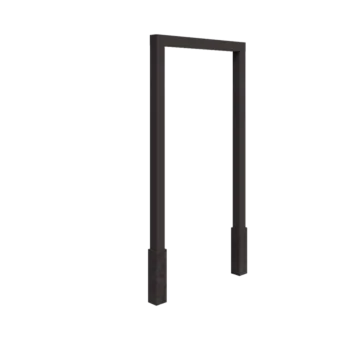 Pergolă din oțel - Drept - 200 x 230 cm - Altă culoare RAL - Cu bază de beton