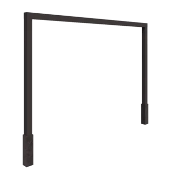 Pergolă din oțel - Drept - 400 x 230 cm - Altă culoare RAL - Cu bază de beton