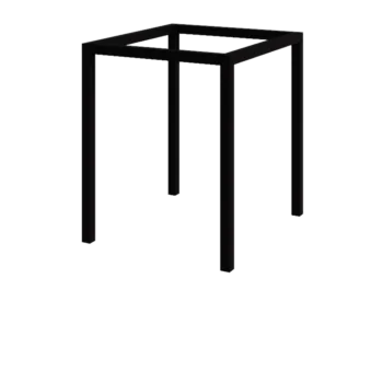Pergolă din oțel - Pătrat - 224 x 200 x 230 cm - RAL9005 mat (negru) - Fără bază de beton