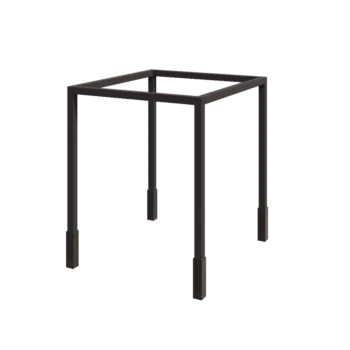 Pergolă din oțel - Pătrat - 274 x 250 x 230 cm - RAL7016 mat (gri antracit) - Cu bază de beton