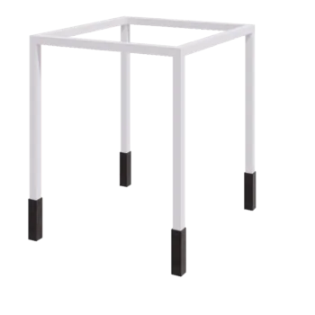 Pergolă din oțel - Pătrat - 274 x 250 x 230 cm - RAL9010 mat (alb) - Cu bază de beton