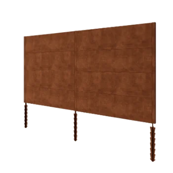 Gard din oțel corten H4 - Set complet - 378 x 6 x 190 cm