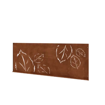 Gard decorativ din oțel corten N - Panou - 149 x 3 x 60 cm