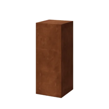 Postament din oțel corten - Ohio - 40 x 40 x 100 cm