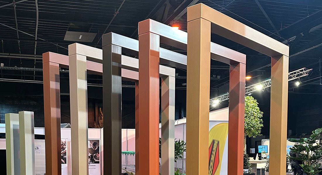 Pergolă din oțel corten Pergolă din oțel corten
